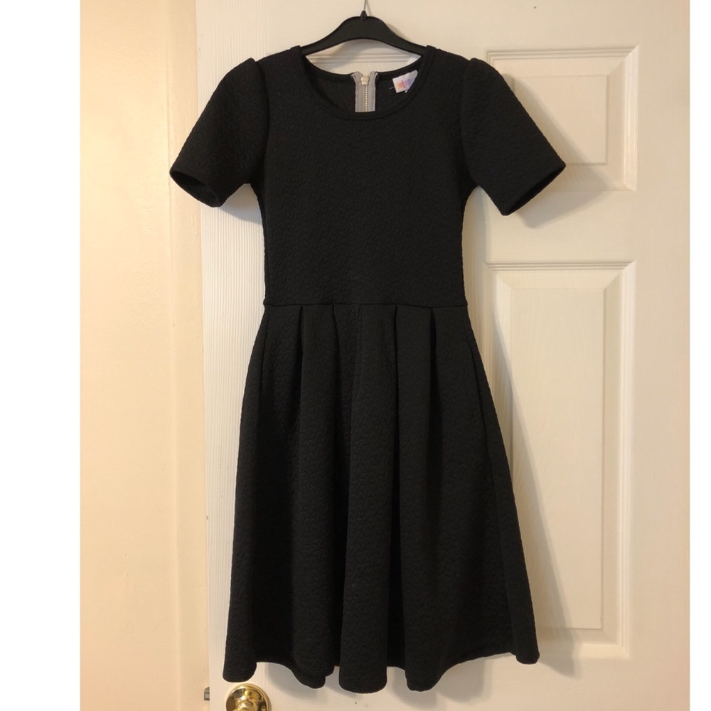 Lularoe Amelia Dress- Black, XXS